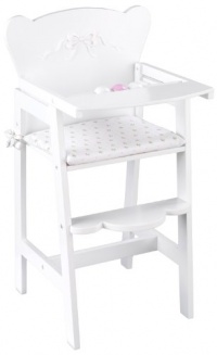 KidKraft Tiffany Bow Lil' Doll High Chair KidKraft Tiffany Bow Lil' Doll High Chair