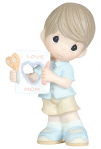 Precious Moments I Love Mom Figurine, Boy