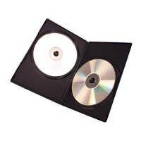 100 Pack 7mm Slim Double Black DVD Cases 100 Pack 7mm Slim Double Black DVD Cases