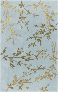 Surya Tamira 8-Feet by 11-Feet Hand Tufted Rug, Blue Surya Tamira 8-Feet by 11-Feet Hand Tufted Rug, Blue