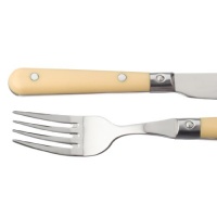 Ginkgo Le Prix 20-Piece Stainless Steel Flatware Set, Mimosa Yellow, Service for 4 Ginkgo Le Prix 20-Piece Stainless Steel Flatware Set, Mimosa Yellow, Service for 4