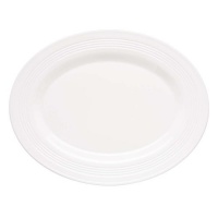 Lenox Tin Can Alley 16-Inch Oval Platter, White Lenox Tin Can Alley 16-Inch Oval Platter, White
