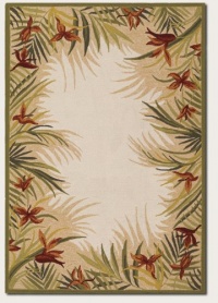 Couristan 2129/1021 Covington Tropic Garden/Sand Multi 7-Feet 10-Inch Round Rug Couristan 2129/1021 Covington Tropic Garden/Sand Multi 7-Feet 10-Inch Round Rug