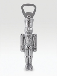 Crack open a bottle of holiday spirits with this gleaming bar tool, hand-crafted of recycled aluminum.6½LWipe cleanImported