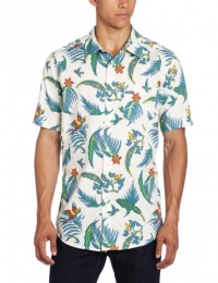 Quiksilver Men's Echo Parrot Short Sleeve Quiksilver Men's Echo Parrot Short Sleeve