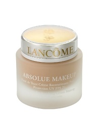 This luxurious, cream makeup replenishes your skin for a look that is radiant, and absolutely ageless. Innovative Color Clarity System™ provides smooth, even-toned complexion with full coverage. Exclusive Absolue bio-network helps revitalize and restore skin elasticity. Decadent texture comforts skin with deep hydration. This luxurious, cream makeup replenishes your skin for a look that is radiant, and absolutely ageless. Innovative Color Clarity System™ provides smooth, even-toned complexion with full coverage. Exclusive Absolue bio-network helps revitalize and restore skin elasticity. Decadent texture comforts skin with deep hydration.