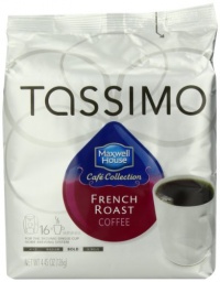 Maxwell House Cafe Collection French Roast Coffee (Dark), 16-Count T-Discs for Tassimo Coffeemakers (Pack of 2) Maxwell House Cafe Collection French Roast Coffee (Dark), 16-Count T-Discs for Tassimo Coffeemakers (Pack of 2)