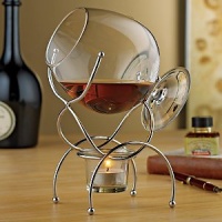 Wine Enthusiast 4-Piece Brandy Warmer Gift Set