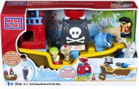 Mega Bloks Pull Along Musical Pirate Ship Mega Bloks Pull Along Musical Pirate Ship