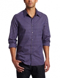 Kenneth Cole Men's One Pocket Irridescent Shirt Kenneth Cole Men's One Pocket Irridescent Shirt