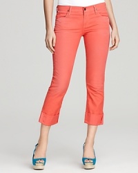 Add a punchy pop of color to your denim portfolio with these coolly cropped Citizens of Humanity skinny jeans. Add a punchy pop of color to your denim portfolio with these coolly cropped Citizens of Humanity skinny jeans.