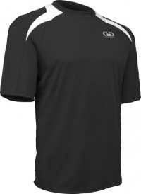 PT818S Men's Performance Loose Fit Athletic Workout Shirt with Shoulder Panel
