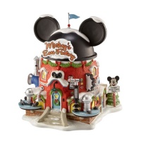 Department 56 North Pole Village Miniature Lit Building, Mickey's Ears Factory Department 56 North Pole Village Miniature Lit Building, Mickey's Ears Factory