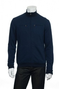 Alfani Red Men's Blue Full Zip Sweatshirt