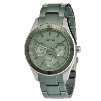 Fossil Stella Aluminum and Stainless Steel Watch Green ES3039 Fossil Stella Aluminum and Stainless Steel Watch Green ES3039