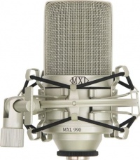 MXL 990 Condenser Microphone with Shockmount MXL 990 Condenser Microphone with Shockmount