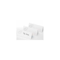 WILTON SILVER DBL HRT PLACE CARDS 40PK 1006-752 WILTON SILVER DBL HRT PLACE CARDS 40PK 1006-752