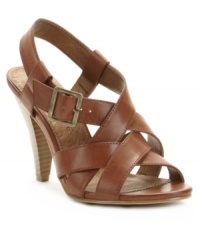Strut down sidewalks in chic style with the on-trend silhouette of the stacked heel Isaac City sandals by Rampage. Strut down sidewalks in chic style with the on-trend silhouette of the stacked heel Isaac City sandals by Rampage.