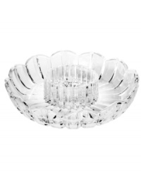 Enhance your favorite recipes with the sparkling sophistication of Alexandria serveware. With a striking fluted edge and classic lines, this Crystal Clear relish dish puts old world elegance at the top of your menu. Enhance your favorite recipes with the sparkling sophistication of Alexandria serveware. With a striking fluted edge and classic lines, this Crystal Clear relish dish puts old world elegance at the top of your menu.