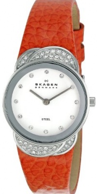 Skagen Women's 818SSLO Orange/White Watch Skagen Women's 818SSLO Orange/White Watch