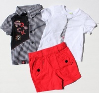 First Impressions 3pcs Boys Set, Size 6-9m First Impressions 3pcs Boys Set, Size 6-9m