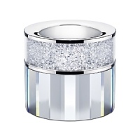 Get enchanted by the spectrum of dream like reflections from this delicate tea light. Watch the flame sparkle through the silver-tone metal details and 1,400 clear crystal chatons, creating a magical atmosphere. For maximum effect, team this beautiful creation with the candleholders or larger tea lights! Get enchanted by the spectrum of dream like reflections from this delicate tea light. Watch the flame sparkle through the silver-tone metal details and 1,400 clear crystal chatons, creating a magical atmosphere. For maximum effect, team this beautiful creation with the candleholders or larger tea lights!