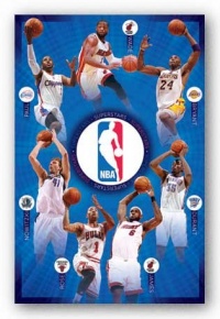 (22x34) NBA Superstars 2011-12 Sports Poster (22x34) NBA Superstars 2011-12 Sports Poster