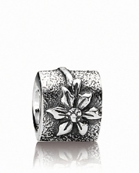 Savor holiday memories year-round with PANDORA's pretty pointsettia charm in sterling silver. Savor holiday memories year-round with PANDORA's pretty pointsettia charm in sterling silver.