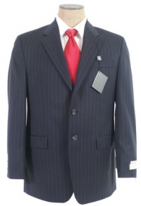 Ralph Lauren Mens Navy Blue Pinstripe Wool Sport Coat Jacket Ralph Lauren Mens Navy Blue Pinstripe Wool Sport Coat Jacket