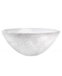 Speckled with frosty white, the Tellus crystal bowl makes a striking centerpiece for the dining room or coffee table. Its minimalist shape is perfect for holding hard candies or potpourri but looks simply stunning all on its own. Speckled with frosty white, the Tellus crystal bowl makes a striking centerpiece for the dining room or coffee table. Its minimalist shape is perfect for holding hard candies or potpourri but looks simply stunning all on its own.