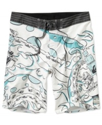 Funky style boardshorts by Quicksilver. Funky style boardshorts by Quicksilver.