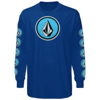 Volcom Cognito Long Sleeve T-Shirt - Bold Blue