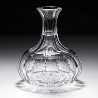 The Inez design is very stylish with small cuts on the sides of the sweeping shapes. The flower vases and the small comport have scalloped edges, making these pieces simple yet dramatic. The Inez design is very stylish with small cuts on the sides of the sweeping shapes. The flower vases and the small comport have scalloped edges, making these pieces simple yet dramatic.