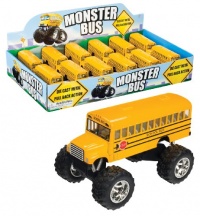 Off Road Die-Cast Pullback Monster School Bus