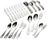 Yamazaki Austen 45-Piece Stainless Steel Flatware Set, Service for 8 Yamazaki Austen 45-Piece Stainless Steel Flatware Set, Service for 8