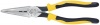 Klein J203-8N 8-Inch Journeyman Heavy Duty Long Nose Pliers, Yellow and Black