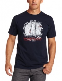 Nautica Men's Land Amid Streams Short Sleeve Tee Nautica Men's Land Amid Streams Short Sleeve Tee