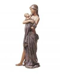 Something a mother and child can one day cherish together, the Gentle Embrace figurine captures a tender moment in glazed Lladro porcelain. Something a mother and child can one day cherish together, the Gentle Embrace figurine captures a tender moment in glazed Lladro porcelain.