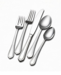 A scalloped tip, defined edge and banded neck define Towle Living's Jasmine flatware set with classic sophistication. Featuring service for 12 with essentials for serving the meal, too. A scalloped tip, defined edge and banded neck define Towle Living's Jasmine flatware set with classic sophistication. Featuring service for 12 with essentials for serving the meal, too.