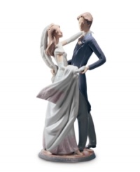 Commemorate a special anniversary with the I Love You Truly figurine. A beautiful couple leads their guests to the dance floor in exquisite Lladro porcelain. Commemorate a special anniversary with the I Love You Truly figurine. A beautiful couple leads their guests to the dance floor in exquisite Lladro porcelain.
