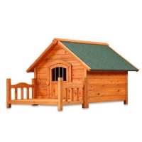 Pet Squeak Porch Pups Dog House, Large Pet Squeak Porch Pups Dog House, Large