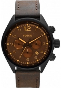 Fossil Men's CH2782 Flight Brown Dial Watch Fossil Men's CH2782 Flight Brown Dial Watch