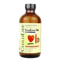Child Life Cod Liver Oil, Glass Bottle, 8-Ounce Child Life Cod Liver Oil, Glass Bottle, 8-Ounce