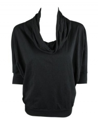 Velvet Womens Kennet Winter Slub Cowl Neck 3/4 Dolman Sleeve Top Velvet Womens Kennet Winter Slub Cowl Neck 3/4 Dolman Sleeve Top