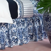 Lauren by Ralph Lauren Bedding, Palm Harbor Octagonal Queen Bedskirt Lauren by Ralph Lauren Bedding, Palm Harbor Octagonal Queen Bedskirt