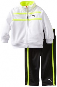 Puma - Kids Baby-Boys Infant Promo Tricot Set, White, 12 Puma - Kids Baby-Boys Infant Promo Tricot Set, White, 12