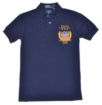 Polo Ralph Lauren Men Custom Fit US Olympic Team Logo Polo T-shirt Polo Ralph Lauren Men Custom Fit US Olympic Team Logo Polo T-shirt