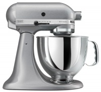 KitchenAid KSM150PSSM Artisan Series 5-Quart Stand Mixer, Silver Metallic KitchenAid KSM150PSSM Artisan Series 5-Quart Stand Mixer, Silver Metallic