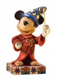 Disney Traditions by Jim Shore 4010023 Sorcerer Mickey Mouse Personality Pose Figurine 4-1/4-Inch Disney Traditions by Jim Shore 4010023 Sorcerer Mickey Mouse Personality Pose Figurine 4-1/4-Inch