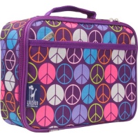 Wildkin Peace Signs Lunch Box, Purple Wildkin Peace Signs Lunch Box, Purple